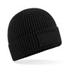 Winter hat - MOD. B442R:Black, 52% polyester / 47% acrylic / 1% elastane, One Size